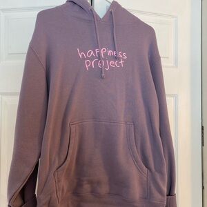 Happiness Project Purple Hoodie